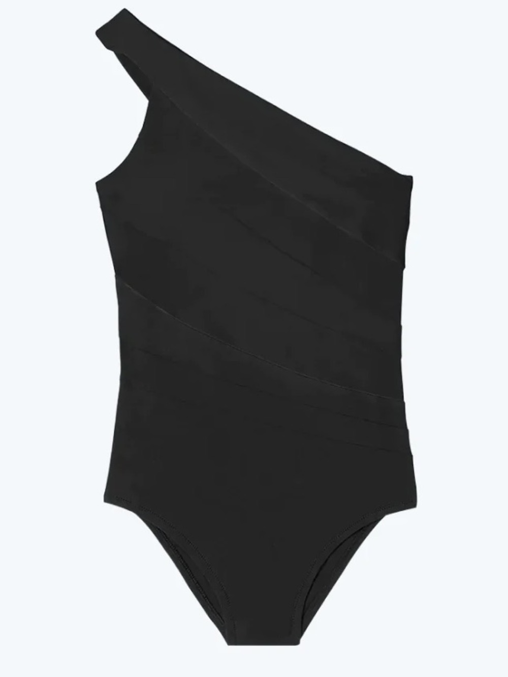 Summersalt Side Stroke Swimsuit, Black - 12